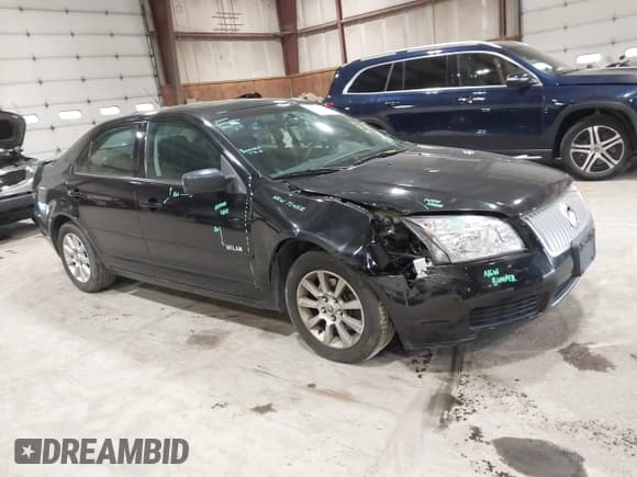 ✅ 2007 Mercury Milan • VIN: 3MEHM01137R665482 • Lot: 42441248. Listed on IAAI with 76,565 mi. Free auction sales archive from the USA and detailed vehicle history report at DreamBid. Image 1.