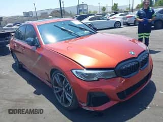 2021 BMW 3 Series M340i with VIN 3MW5U7J04M8C19568, listed as a IAAI auction lot 42801766 with 61,300 mi miles and . Bid and sale history available at DreamBid. Image 1.