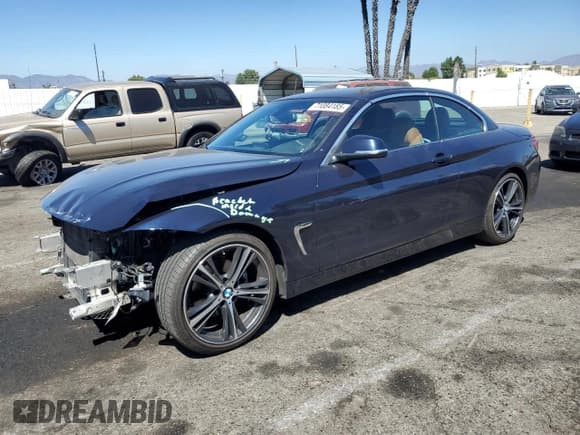 ✅ 2018 BMW 4 Series 430i • VIN: WBA4Z1C51JEE41435 • Lot: 71084185. Listed on Copart with 39,153 mi. Free auction sales archive from the USA and detailed vehicle history report at DreamBid. Image 1.