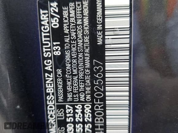 ✅ 2024 Mercedes-Benz CLE 300 • VIN: W1KMJ4HB0RF025637 • Lot: 56518125. Wystawiony na Copart z przebiegiem Nie podano. Bezpłatny archiwum sprzedaży aukcyjnych z USA i szczegółowy raport historii pojazdu na DreamBid. Zdjęcie 12.