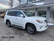 ✅ 2013 Lexus LX 570 • VIN: JTJHY7AXXD4129441 • Lot: 43871439. Listed on IAAI with 111,005 mi. Free auction sales archive from the USA and detailed vehicle history report at DreamBid. Image 1.