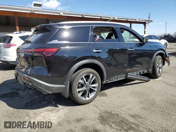 ✅ 2023 Infiniti QX60 Luxe • VIN: 5N1DL1FS1PC364424 • Lot: 49668195. Listed on Copart with 37,364 mi. Free auction sales archive from the USA and detailed vehicle history report at DreamBid. Image 3.
