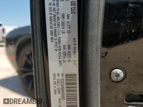 ✅ 2017 Dodge Challenger SXT • VIN: 2C3CDZAG8HH594883 • Lot: 58658724. Wystawiony na Copart z przebiegiem 64 291 mil. Bezpłatny archiwum sprzedaży aukcyjnych z USA i szczegółowy raport historii pojazdu na DreamBid. Zdjęcie 12.