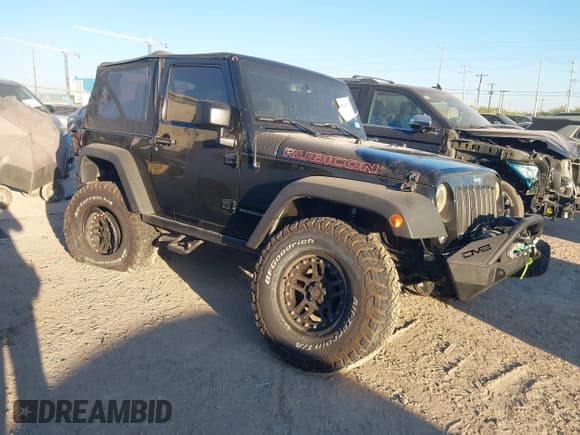 ✅ 2015 Jeep Wrangler Rubicon Hard Rock • VIN: 1C4BJWCGXFL525222 • Lot: 43651072. Listed on IAAI with 101,782 mi. Free auction sales archive from the USA and detailed vehicle history report at DreamBid. Image 1.