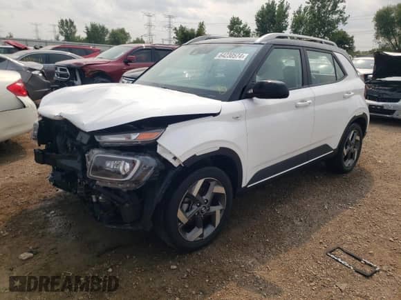 2022 Hyundai Venue SEL z VIN KMHRC8A36NU132424, wystawiony jako Copart lot #64230574 z przebiegiem 51 326 mil mil oraz Szkoda całkowita • Salvage title. Historia ofert i sprzedaży dostępna na DreamBid. Obrazek 1.