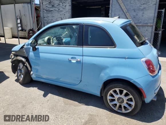 ✅ 2017 FIAT 500 Pop • VIN: 3C3CFFKR2HT549311 • Lot: 60897715. Listed on Copart with 52,010 mi. Free auction sales archive from the USA and detailed vehicle history report at DreamBid. Image 2.