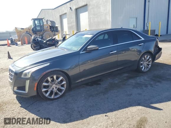 ✅ 2014 Cadillac CTS Premium AWD • VIN: 1G6AZ5S34E0123356 • Lot: 69327504. Listed on Copart with 136,292 mi. Free auction sales archive from the USA and detailed vehicle history report at DreamBid. Image 1.