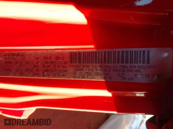 ✅ 2020 Jeep Gladiator Rubicon • VIN: 1C6JJTBG0LL188820 • Lot: 43855675. Wystawiony na IAAI z przebiegiem 40 145 mil. Bezpłatny archiwum sprzedaży aukcyjnych z USA i szczegółowy raport historii pojazdu na DreamBid. Zdjęcie 9.