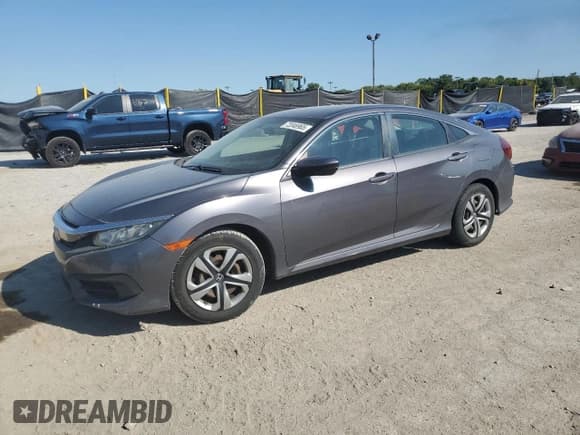 ✅ 2016 Honda Civic LX • VIN: 19XFC2F52GE020171 • Лот: 72046965. Опубликован ранее на Copart с пробегом 109 883 миль. Бесплатный доступ к архиву аукционных продаж из США и подробный отчёт об истории автомобиля на DreamBid. Изображение 1.