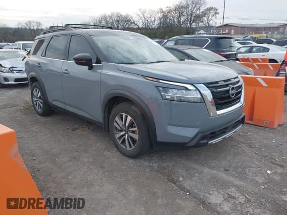 ✅ 2024 Nissan Pathfinder SL • VIN: 5N1DR3CC8RC218922 • Лот: 43691207. Опубликован ранее на IAAI с пробегом 44 817 миль. Бесплатный доступ к архиву аукционных продаж из США и подробный отчёт об истории автомобиля на DreamBid. Изображение 1.