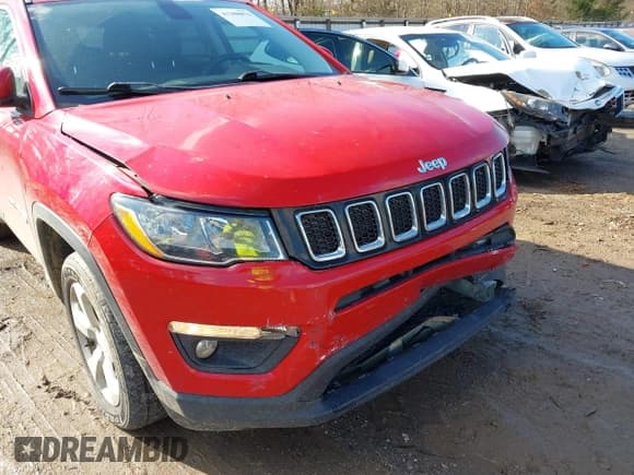 ✅ 2018 Jeep Compass Latitude • VIN: 3C4NJDBB3JT249146 • Lot: 41208876. Listed on IAAI with 78,192 mi. Free auction sales archive from the USA and detailed vehicle history report at DreamBid. Image 6.