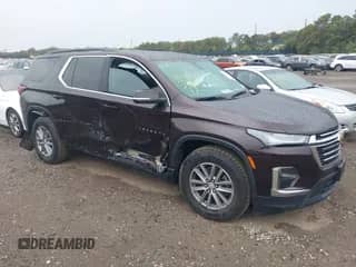 2023 Chevrolet Traverse LT Cloth with VIN 1GNEVGKW1PJ184457, listed as a IAAI auction lot 43392256 with 56,213 mi miles and . Bid and sale history available at DreamBid. Image 1.