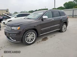 ✅ 2017 Jeep Grand Cherokee Summit • VIN: 1C4RJFJT3HC800902 • Lot: 51353775. Listed on Copart with 126,557 mi. Free auction sales archive from the USA and detailed vehicle history report at DreamBid. Image 1.