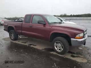 2003 Dodge Dakota SLT with VIN 1D7HG42N03S317953, listed as a Copart auction lot 72736414 with 280,504 mi miles and Salvage title. Bid and sale history available at DreamBid. Image 4.