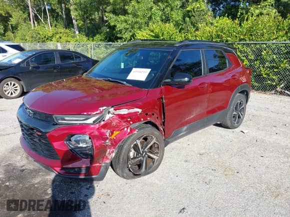 2022 Chevrolet TrailBlazer RS с VIN KL79MTSL6NB110306, выставлен на аукционе IAAI как лот 43510219 с пробегом 39 378 миль миль и . История ставок и продаж доступна на DreamBid. Изображение 2.