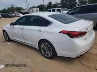 2015 Hyundai Genesis 3.8L z VIN KMHGN4JE4FU074665, wystawiony jako Copart lot #57383014 z przebiegiem 120 469 mil mil oraz Szkoda całkowita • Salvage title. Historia ofert i sprzedaży dostępna na DreamBid. Obrazek 2.
