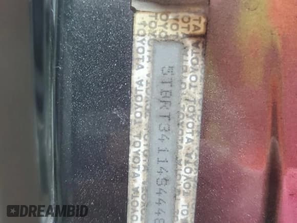 ✅ 2004 Toyota Tundra SR5 • VIN: 5TBRT34114S444809 • Lot: 53944975. Listed on Copart with 166,451 mi. Free auction sales archive from the USA and detailed vehicle history report at DreamBid. Image 12.