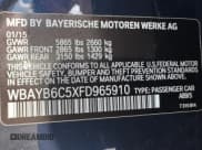 ✅ 2015 BMW 7 Series 750i xDrive • VIN: WBAYB6C5XFD965910 • Lot: 47488765. Listed on Copart with 173,486 mi. Free auction sales archive from the USA and detailed vehicle history report at DreamBid. Image 15.