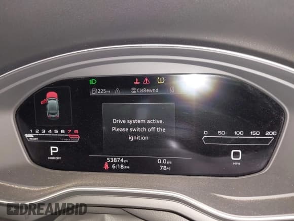 ✅ 2022 Audi RS 5 Sportback • VIN: WUAAWCF51NA902099 • Lot: 43455117. Listed on IAAI with 53,874 mi. Free auction sales archive from the USA and detailed vehicle history report at DreamBid. Image 7.