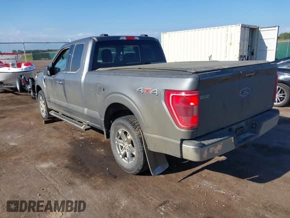 ✅ 2023 Ford F-150 XL • VIN: 1FTEX1EP0PKF70950 • Lot: 43059599. Listed on IAAI with 44,726 mi. Free auction sales archive from the USA and detailed vehicle history report at DreamBid. Image 3.