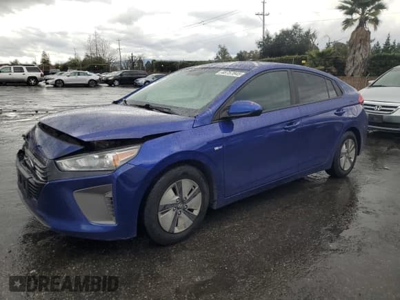 ✅ 2019 Hyundai Ioniq Blue • VIN: KMHC65LC4KU180363 • Lot: 48757845. Listed on Copart with 189,559 mi. Free auction sales archive from the USA and detailed vehicle history report at DreamBid. Image 1.