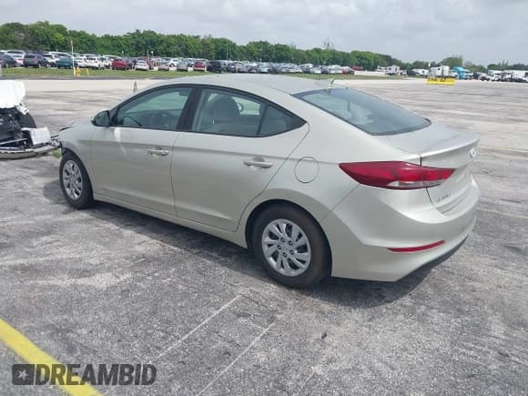 ✅ 2017 Hyundai Elantra SE • VIN: KMHD74LF5HU072543 • Lot: 42615949. Listed on IAAI with 56,047 mi. Free auction sales archive from the USA and detailed vehicle history report at DreamBid. Image 3.