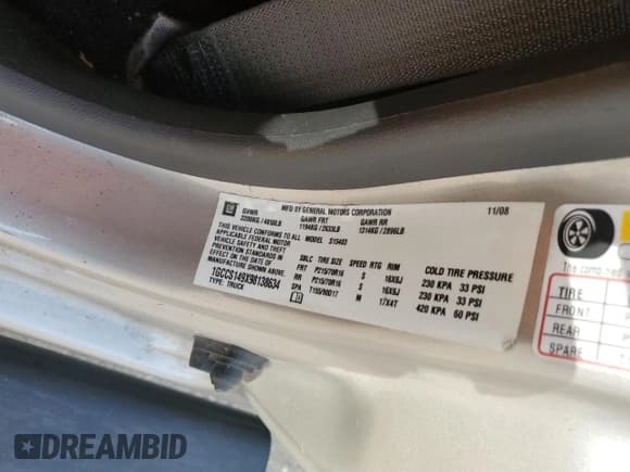 ✅ 2009 Chevrolet Colorado 1LT • VIN: 1GCCS149X98138634 • Лот: 87294575. Опубликован ранее на Copart с пробегом 114 308 миль. Бесплатный доступ к архиву аукционных продаж из США и подробный отчёт об истории автомобиля на DreamBid. Изображение 12.