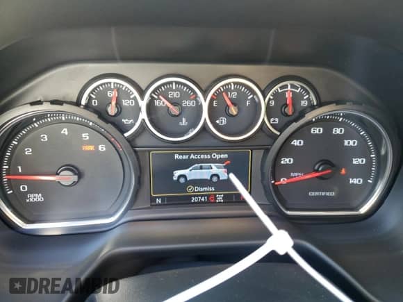 2023 Chevrolet Tahoe Commercial z VIN 1GNSKLED9PR436472, wystawiony jako Copart lot #80133015 z przebiegiem 20 741 mil mil oraz Szkoda całkowita • Salvage title. Historia ofert i sprzedaży dostępna na DreamBid. Obrazek 9.