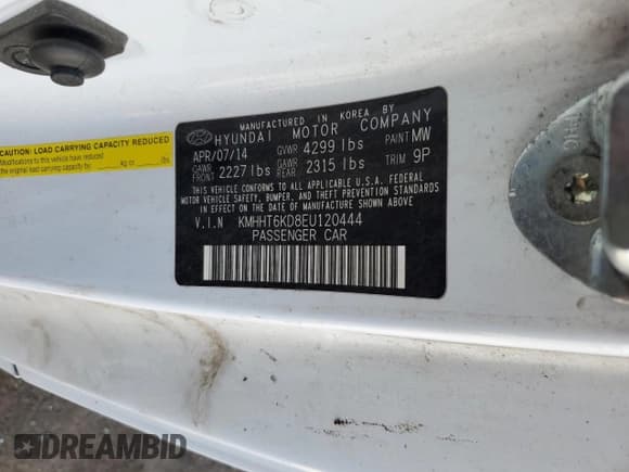✅ 2014 Hyundai Genesis Coupe R-Spec • VIN: KMHHT6KD8EU120444 • Lot: 49327635. Wystawiony na Copart z przebiegiem 111 770 mil. Bezpłatny archiwum sprzedaży aukcyjnych z USA i szczegółowy raport historii pojazdu na DreamBid. Zdjęcie 12.