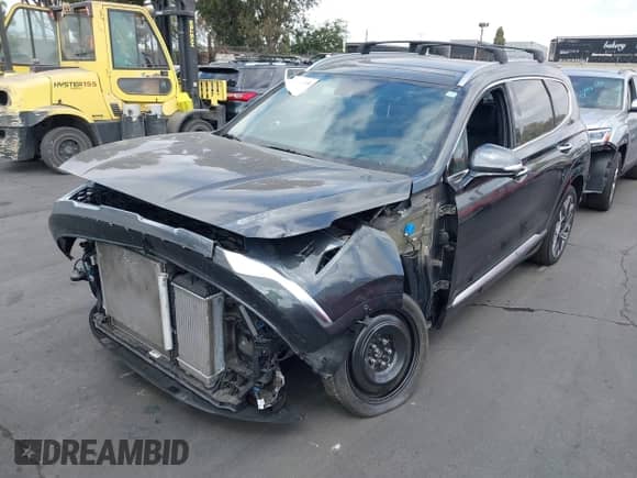 2023 Hyundai Santa Fe Calligraphy with VIN 5NMS54AL5PH613137, listed as a IAAI auction lot 43221208 with 28,585 mi miles and . Bid and sale history available at DreamBid. Image 23.