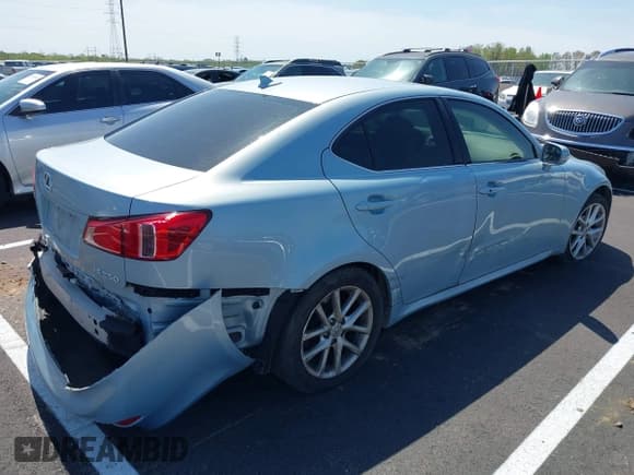 ✅ 2012 Lexus IS 250 • VIN: JTHBF5C27C5167544 • Lot: 41917624. Listed on IAAI with 119,264 mi. Free auction sales archive from the USA and detailed vehicle history report at DreamBid. Image 4.