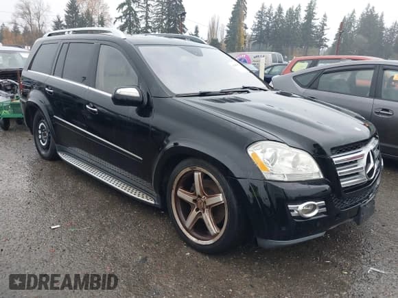 ✅ 2009 Mercedes-Benz GL 550 • VIN: 4JGBF86E89A441046 • Lot: 43688817. Wystawiony na IAAI z przebiegiem 182 438 mil. Bezpłatny archiwum sprzedaży aukcyjnych z USA i szczegółowy raport historii pojazdu na DreamBid. Zdjęcie 1.