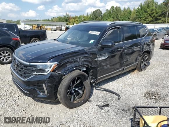 ✅ 2025 Volkswagen Atlas SEL Premium R-Line • VIN: 1V2FR2CA8SC542334 • Lot: 80080815. Listed on Copart with 11,103 mi. Free auction sales archive from the USA and detailed vehicle history report at DreamBid. Image 1.