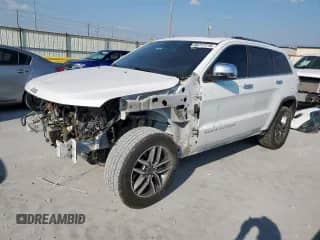 2020 Jeep Grand Cherokee Limited with VIN 1C4RJEBG1LC344919, listed as a Copart auction lot 80717715 with 62,567 mi miles and Salvage title. Bid and sale history available at DreamBid. Image 1.