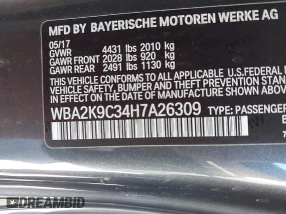 ✅ 2017 BMW 2 Series 230i • VIN: WBA2K9C34H7A26309 • Lot: 42304310. Wystawiony na IAAI z przebiegiem 52 642 mil. Bezpłatny archiwum sprzedaży aukcyjnych z USA i szczegółowy raport historii pojazdu na DreamBid. Zdjęcie 9.