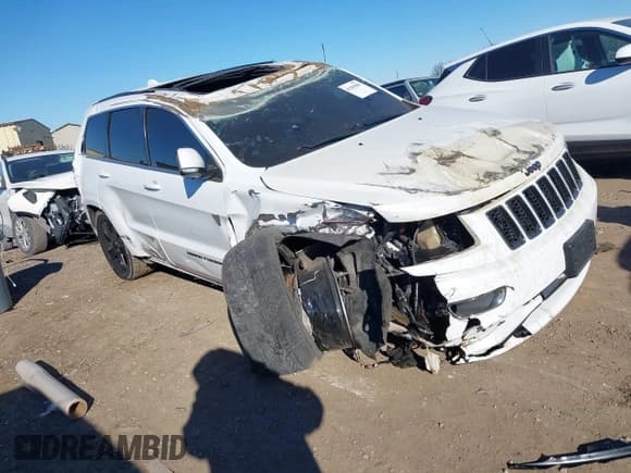 ✅ 2016 Jeep Grand Cherokee Overland • VIN: 1C4RJFCT0GC376462 • Lot: 41283606. Listed on IAAI with Not provided. Free auction sales archive from the USA and detailed vehicle history report at DreamBid. Image 1.