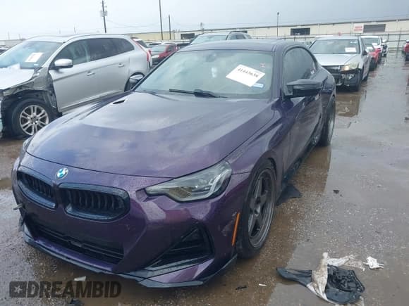 ✅ 2022 BMW 2 Series M240i xDrive • VIN: 3MW53CM03N8C68415 • Lot: 41443638. Wystawiony na IAAI z przebiegiem 37 209 mil. Bezpłatny archiwum sprzedaży aukcyjnych z USA i szczegółowy raport historii pojazdu na DreamBid. Zdjęcie 2.