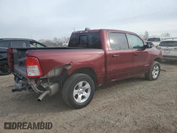 ✅ 2022 Ram 1500 Big Horn • VIN: 1C6RRFFG2NN353121 • Lot: 91443325. Listed on Copart with 74,126 mi. Free auction sales archive from the USA and detailed vehicle history report at DreamBid. Image 3.
