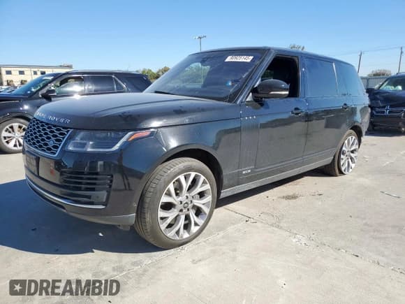 ✅ 2019 Land Rover Range Rover • VIN: SALGS5RE2KA538032 • Лот: 90925145. Опубликован ранее на Copart с пробегом 154 422 миль. Бесплатный доступ к архиву аукционных продаж из США и подробный отчёт об истории автомобиля на DreamBid. Изображение 1.