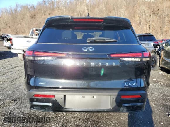 ✅ 2024 Infiniti QX60 Luxe • VIN: 5N1DL1FS2RC346226 • Lot: 49484615. Wystawiony na Copart z przebiegiem 5 728 mil. Bezpłatny archiwum sprzedaży aukcyjnych z USA i szczegółowy raport historii pojazdu na DreamBid. Zdjęcie 6.