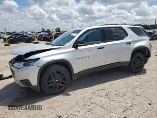 2021 Chevrolet Traverse Premier с VIN 1GNERKKW6MJ229301, выставлен на аукционе Copart как лот 67593715 с пробегом Не указан миль и Списание • Salvage title. История ставок и продаж доступна на DreamBid. Изображение 1.