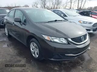 ✅ 2013 Honda Civic LX • VIN: 19XFB2F59DE028444 • Lot: 43776145. Listed on IAAI with 50,474 mi. Free auction sales archive from the USA and detailed vehicle history report at DreamBid. Image 1.
