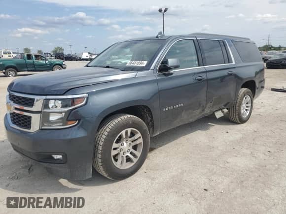 2019 Chevrolet Suburban LT z VIN 1GNSKHKC8KR312078, wystawiony jako Copart lot #66481894 z przebiegiem 89 586 mil mil oraz Szkoda całkowita • Salvage title. Historia ofert i sprzedaży dostępna na DreamBid. Obrazek 1.