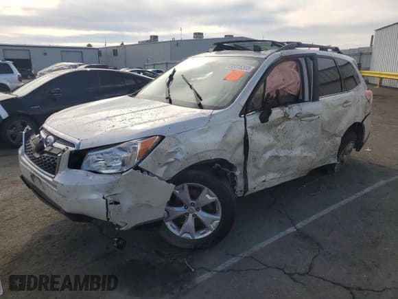 ✅ 2015 Subaru Forester Limited • VIN: JF2SJARC0FH824908 • Lot: 92316385. Listed on Copart with 98,867 mi. Free auction sales archive from the USA and detailed vehicle history report at DreamBid. Image 1.