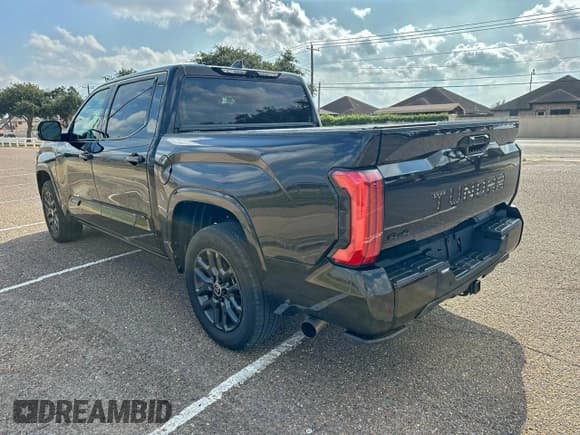 ✅ 2022 Toyota Tundra Platinum • VIN: 5TFNA5DB8NX027893 • Лот: 94911165. Опубликован ранее на Copart с пробегом 33 971 миль. Бесплатный доступ к архиву аукционных продаж из США и подробный отчёт об истории автомобиля на DreamBid. Изображение 3.