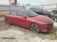 2022 Hyundai Elantra Limited with VIN KMHLP4AG7NU342343, listed as a Copart auction lot 71082485 with 60,741 mi miles and Clean title. Bid and sale history available at DreamBid. Image 4.