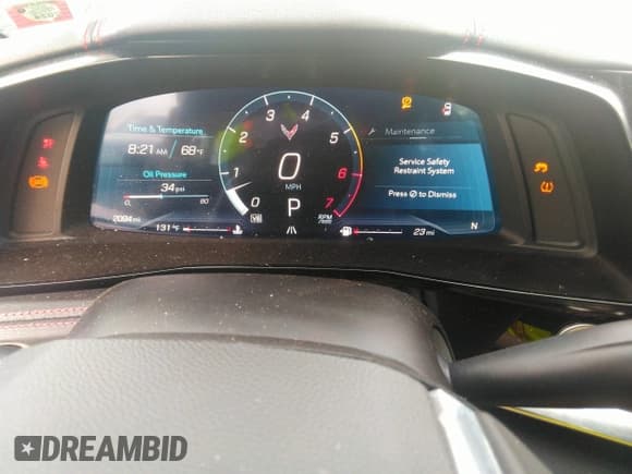 ✅ 2023 Chevrolet Corvette 1LT • VIN: 1G1YA2D43P5121118 • Lot: 37187230. Listed on IAAI with 2,094 mi. Free auction sales archive from the USA and detailed vehicle history report at DreamBid. Image 7.