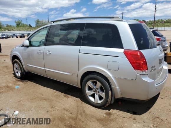 ✅ 2005 Nissan Quest • VIN: 5N1BV28UX5N119337 • Lot: 56902795. Listed on Copart with Not provided. Free auction sales archive from the USA and detailed vehicle history report at DreamBid. Image 2.