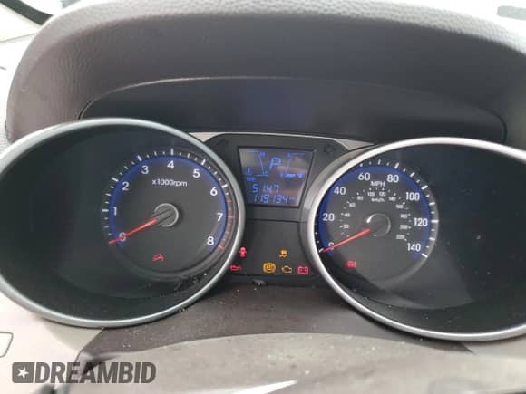 2014 Hyundai Tucson GLS z VIN KM8JT3AF8EU817843, wystawiony jako Copart lot #72648824 z przebiegiem 119 134 mil mil oraz Szkoda całkowita • Salvage title. Historia ofert i sprzedaży dostępna na DreamBid. Obrazek 9.