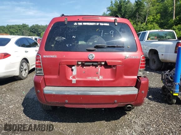 ✅ 2006 Mercury Mariner Hybrid • VIN: 4M2CU98HX6KJ01487 • Lot: 64387905. Wystawiony na Copart z przebiegiem 250 065 mil. Bezpłatny archiwum sprzedaży aukcyjnych z USA i szczegółowy raport historii pojazdu na DreamBid. Zdjęcie 6.